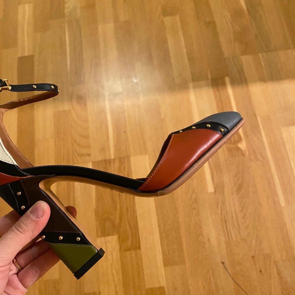 Valentino heeled Pumps sandals shoes 37 - Picture 9 of 14